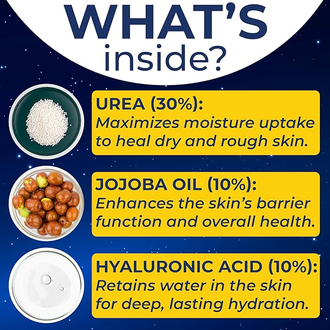 Foot Cream for Dry Cracked Heels and Feet – Tea Tree Oil Heel Cream | Cracked Heel Treatment & Ultra-Rich Overnight Foot Repair | Softens, Soothes & Restores Rough Skin | Fast-Absorbing, 6.14 oz