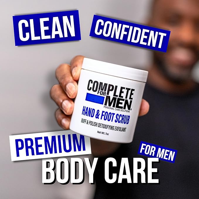 Hand and Foot Scrub: Exfoliating Feet, Hand Exfoliant, Sugar Scrub for Dry Skin, Moisturizing Rough Skin Remover, Ideal for Hands and Feet Care, Scrub for Men