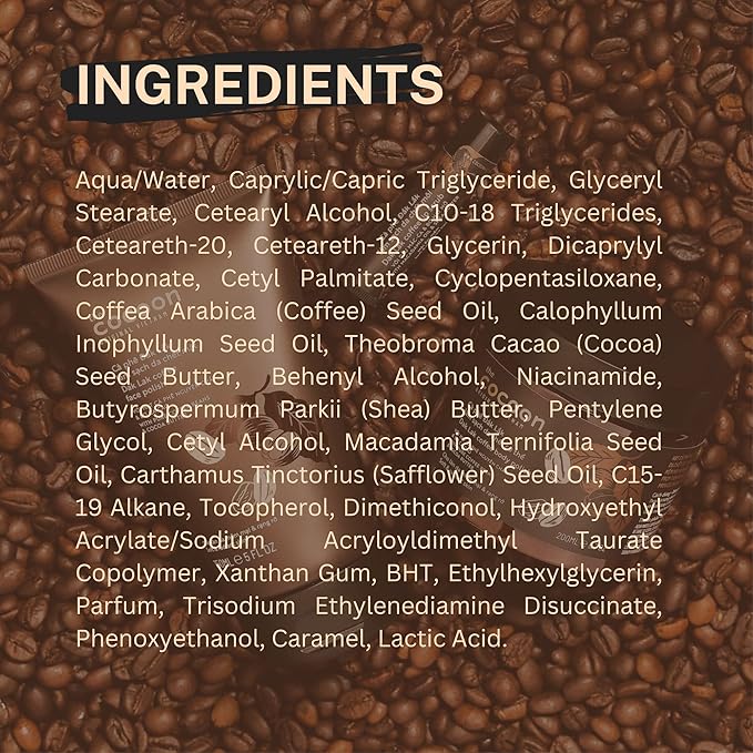 Cocoon Dak Lak Coffee + Cocoa Butter Body Cream for Dry Skin with Cocoa butter and Coffee oil, Deep Moisturizes (6.76 fl oz)