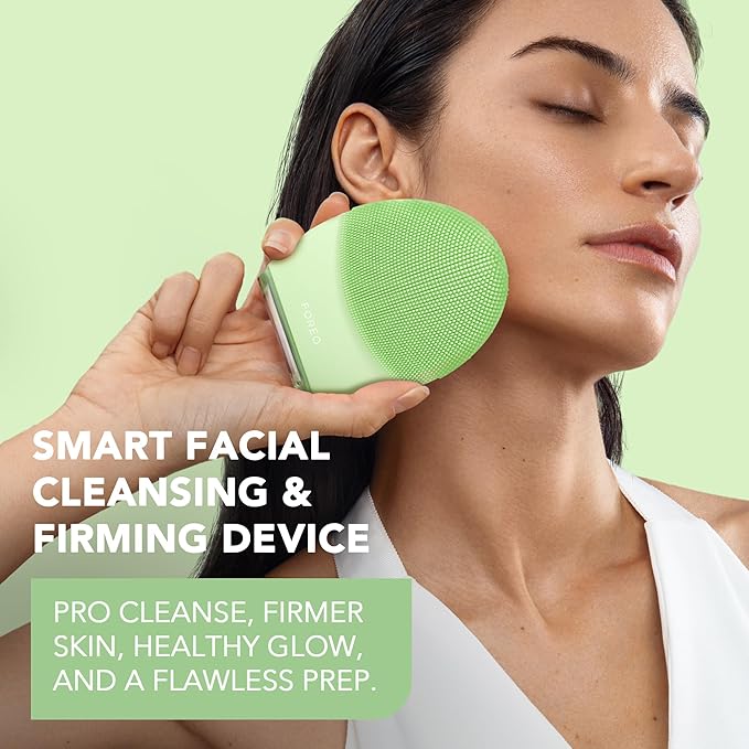 FOREO LUNA 4 Face Cleansing Brush - Massager - Anti Aging - Enhances Absorption of Facial Skin Care Products - Simple Skin Care Tools - Combination Skin