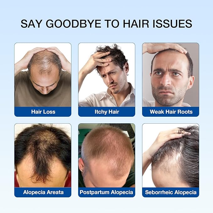 Professional Strength Hair Restore Shampoo for Men, DHT Blocker for Hair Loss and Thinning Hair, Biotin Shampoo Infused with Rosemary Oil for Hair Growth, Sulfate-Free, Color-Safe, 16 Fl Oz