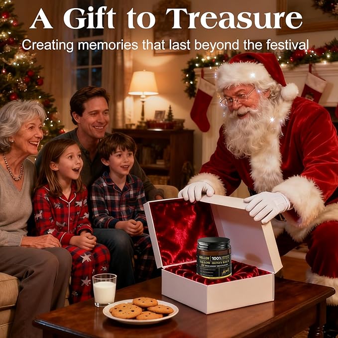 4.2 OZ Beef Tallow for Skin Face, Grass Fed Beef Tallow with Honey Bee Venom Cream Natural Tallow and Honey Balm, Deep Hydration Tallow Face Moisturizer for Dry, Sensitive & All Skin Types