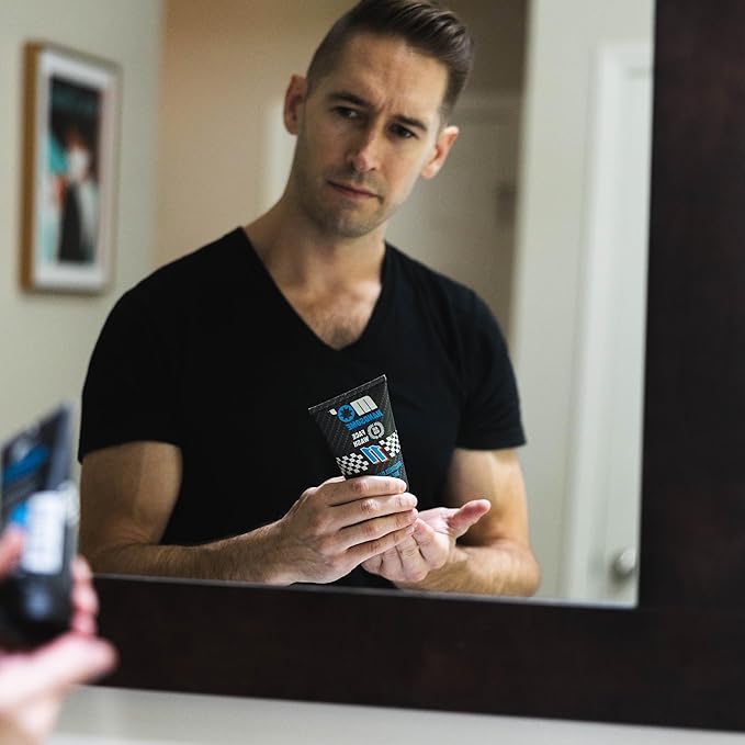 Mo' Handsome Premium Men's Face Wash – Deep Cleaning & Hydrating High Performance Cleanser for Active Men | Removes Dirt, Oil & Sweat – Aloe Vera & Vitamin E for Nourished, Protected Skin