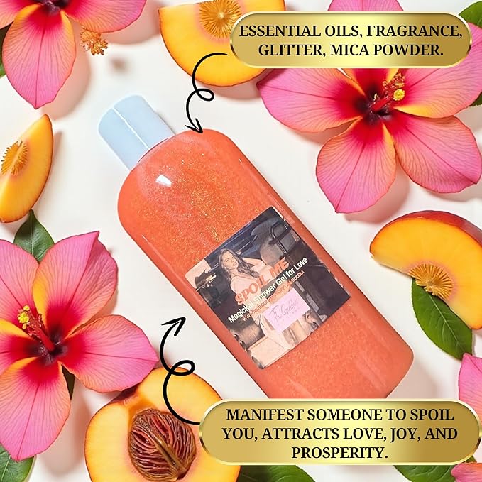 Spoil Me Shower Gel – Luxury Moisturizing Body Wash for Self-Care, Silky Soft Skin, Daily Pampering & Self-Love Rituals