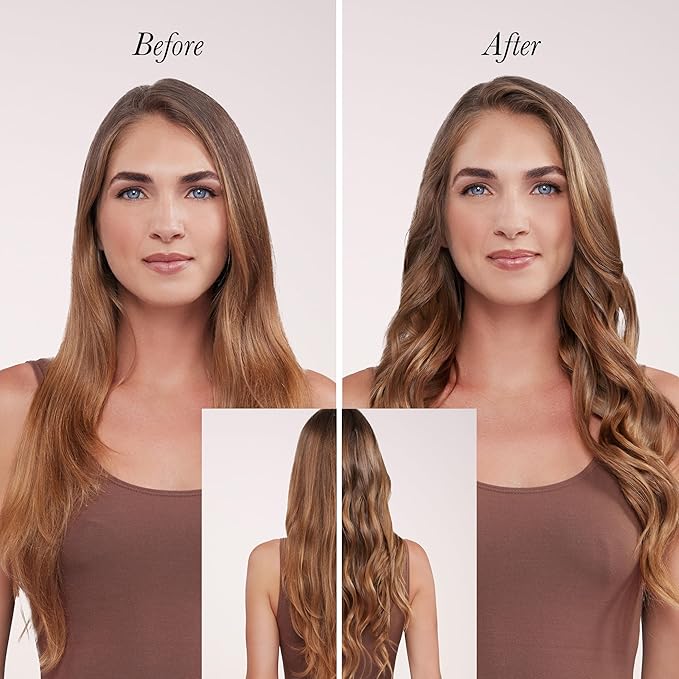 L'ANGE HAIR Le Pirouette 32MM Titanium Rotating Curling Iron Self-Rotating Curler | Curls and Waves for Beginners and Pros | Premium Titanium 1.25 Inch Barrel | Blush