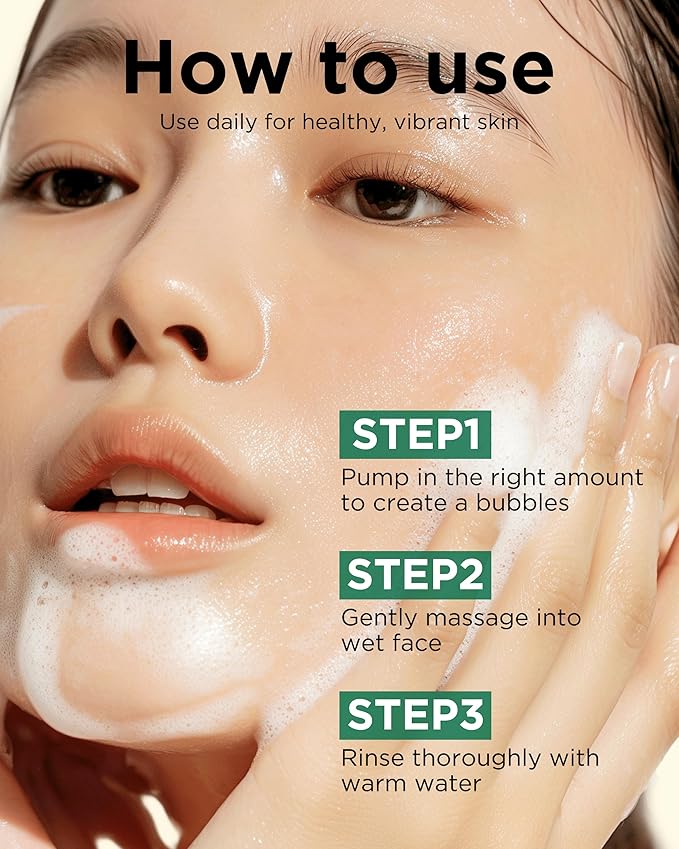 EASYDEW DW-EGF Multi Vita Ampoule Cleanser – Hypoallergenic Face Wash for Sensitive Skin with High-Concentration EGF Peptide, Multi-Vitamins and Hyaluronic Acid - Ampoule to Bubble Foam, 6.76 fl.oz.