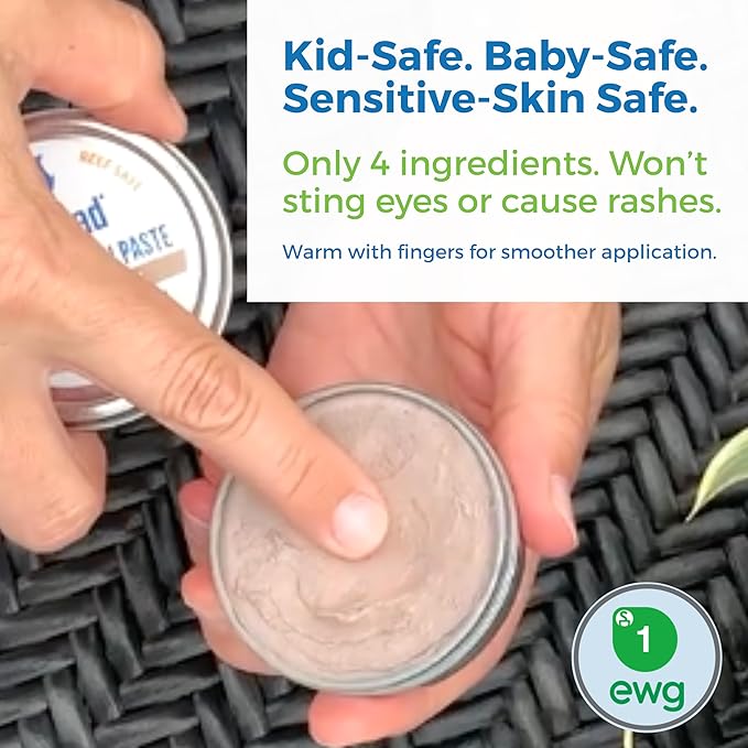 Waxhead Tinted Zinc Oxide Surf Sunscreen SPF 30 for Face, 4 Ingredient Reef Safe Zinc Paste, Waterproof Sunblock for Swimming, Sensitive Skin and Eczema, Tinted Scar and Tattoo Protection, 2oz Tin