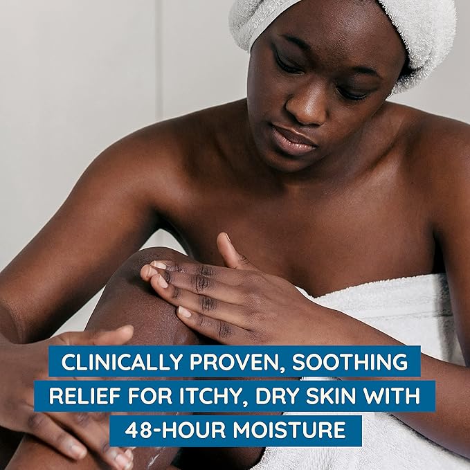 Aveeno Skin Relief Moisturizing Lotion Heals Very Dry, Sensitive Skin, Fast-Absorbing Body Lotion with Triple Oat & Shea Butter, Fragrance Free, Non-Comedogenic, Value Size, 33 fl. oz