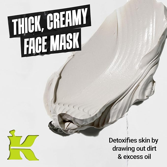 Kiehl's Rare Earth Pore Minimizer Face Mask, with Bentonite and Amazonian White Clay and Allantoin, Oil Absorbing Facemask for Normal to Oily Skin - 4.2 fl oz