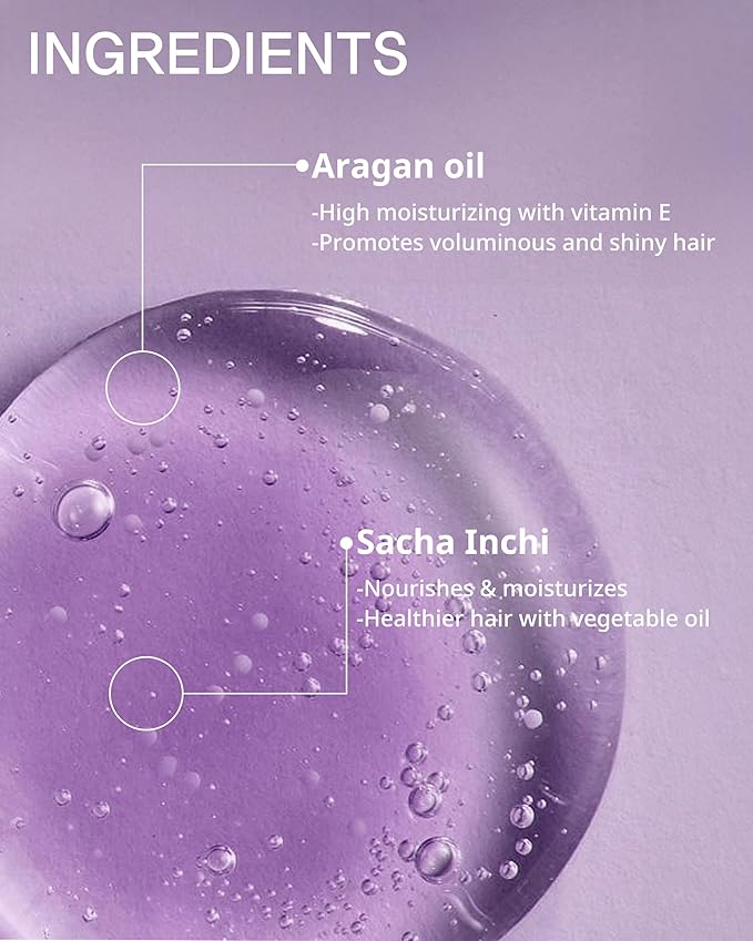 Star Shine Hair Essence - Frizz Control Nourishing Hair Oil Serum for Damaged & Dry Hair - Smooths Ends Adds Shine - Nature Derived Oil & Argan Oil - Floral Musk Scent - 3.38 fl.oz