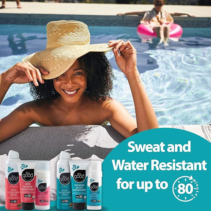 All Good Tinted Mineral Sunscreen Combo Pack - SPF 30 Lotion & SPF 50 Butter - Zinc Oxide - Coral Reef Safe - Water Resistant - UVA/UVB Broad Spectrum (Combo)