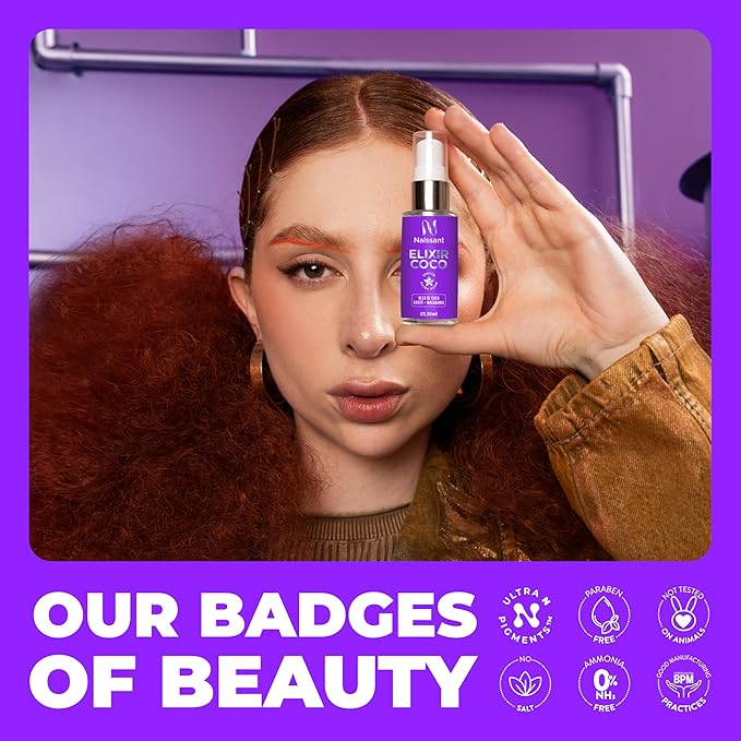 naissant Coconut Oil Hair Treatment | Frizz Control, Heat Protection, UV Protection for Color Treated and Natural Hair | Nourishes, Repairs, and Softens | Increases Shine and Color Vibrancy (4 Fl Oz)