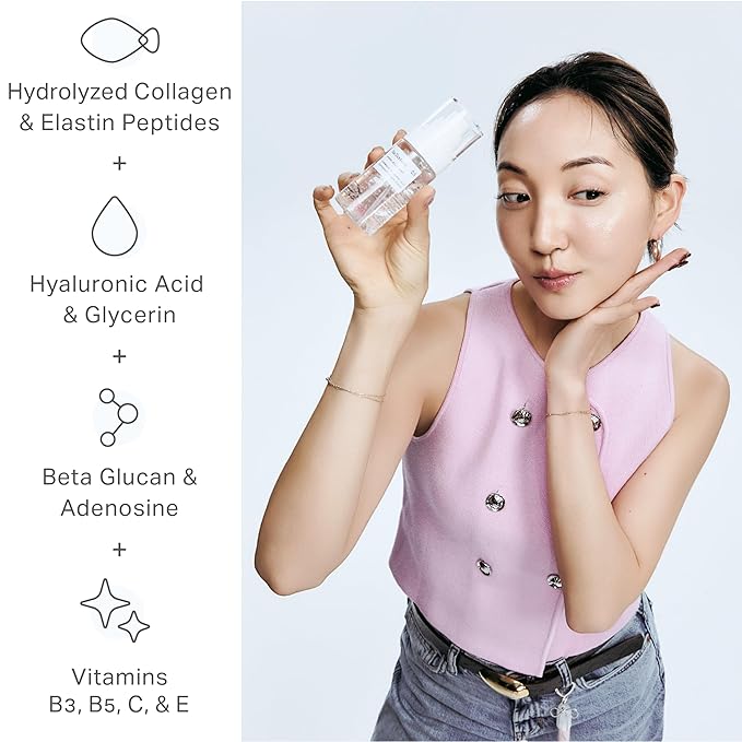 byAva Jelloskin Collagen Hydra Jell Face Mist | Facial Hydrating Mist Collagen Spray serum with Hyaluronic Acid, Vitamin C & E