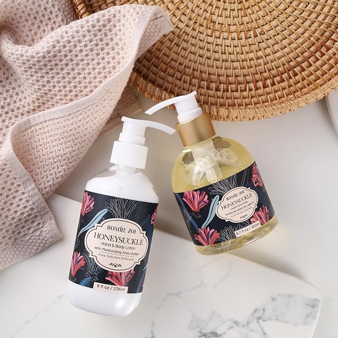 ROMIIE ZOI Daily Hand & Body Lotion with Moisturizing Shea Butter - Honeysuckle - 236 ML / 8 FL OZ