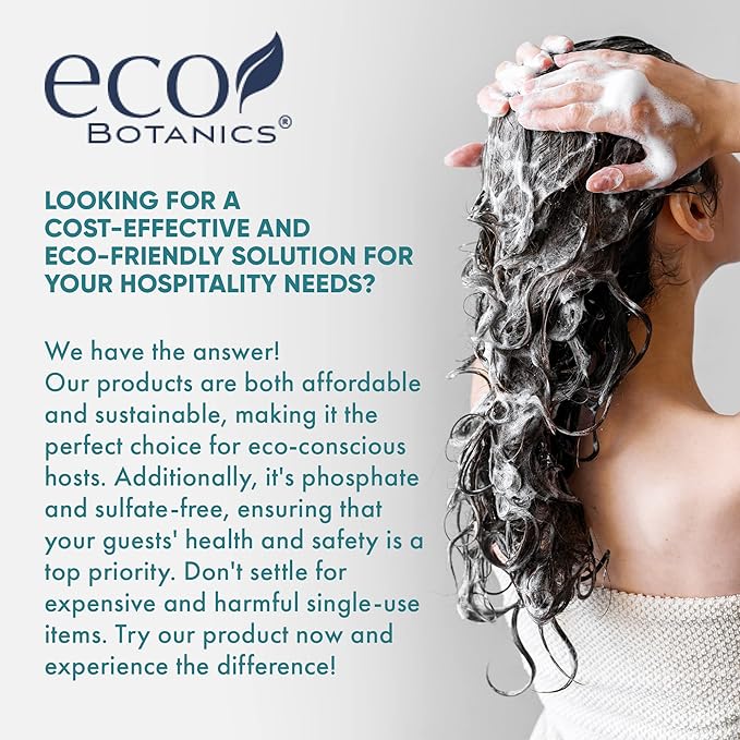 Terra Pure Eco Botanics Hotel Shampoo | 1 Gallon | Designed to Refill Soap Dispensers (Set of 4)