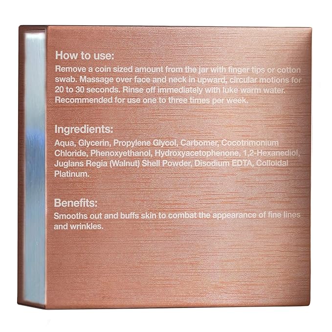 Bionyx Rhodium Complex Facial Peeling Gel - Anti Aging Face Peel for All Skin Types - Exfoliating Gel With Colloidal Platinum for Smooth, Supple Skin - 1.76 Fl. Oz.