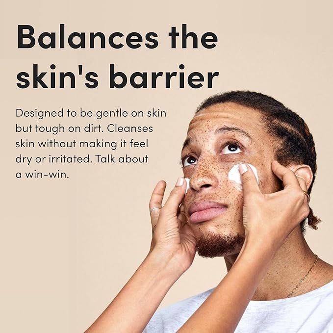 hims High Tide Hydrating Daily Cleanser for Men - Gentle Face Cleanser with Hyaluronic Acid, Squalane and Green Tea Extract - Lemongrass Field Scent