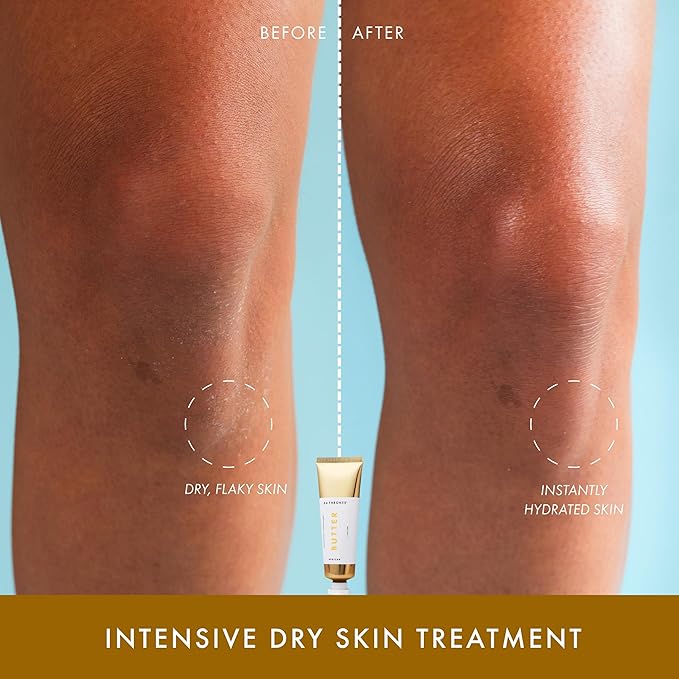 54 Thrones African Beauty Shea Butter, Intensive Dry Skin Support, Moisturizing Body Butter for Women, Moisturizing Body Balm and Cream, Locks in Moisture, Ugandan Vanilla + Ethiopian Honey, 1.7 oz