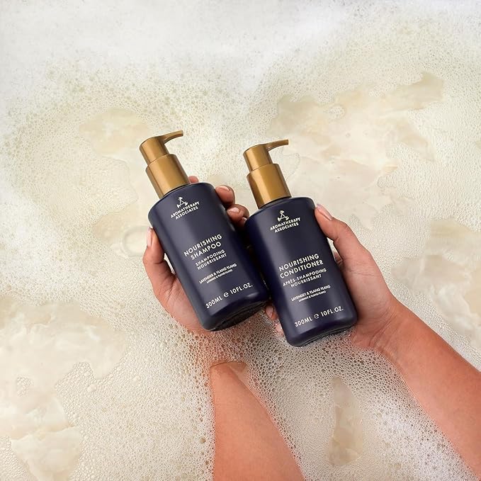 Aromatherapy Associates Balance Replenishing Conditioner, Hydrating Vegan Conditioner for Women and Men with Lavender & Ylang Ylang, Daily Hair Care for Dry or Oily Hair, 10 fl oz