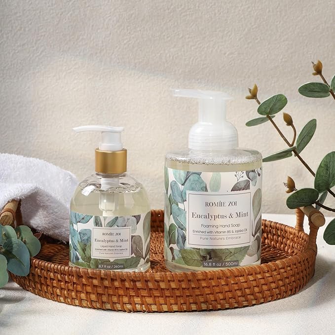 ROMIIE ZOI Daily Hand & Body Lotion with Moisturizing Shea Butter - Eucalyptus & Mint - 236 ML / 8 FL OZ