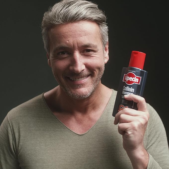Alpecin C1 Caffeine Shampoo, 8.45 fl oz, Caffeine Shampoo Cleanses the Scalp to Promote Natural Hair Growth, Leaves Hair Feeling Thicker and Stronger