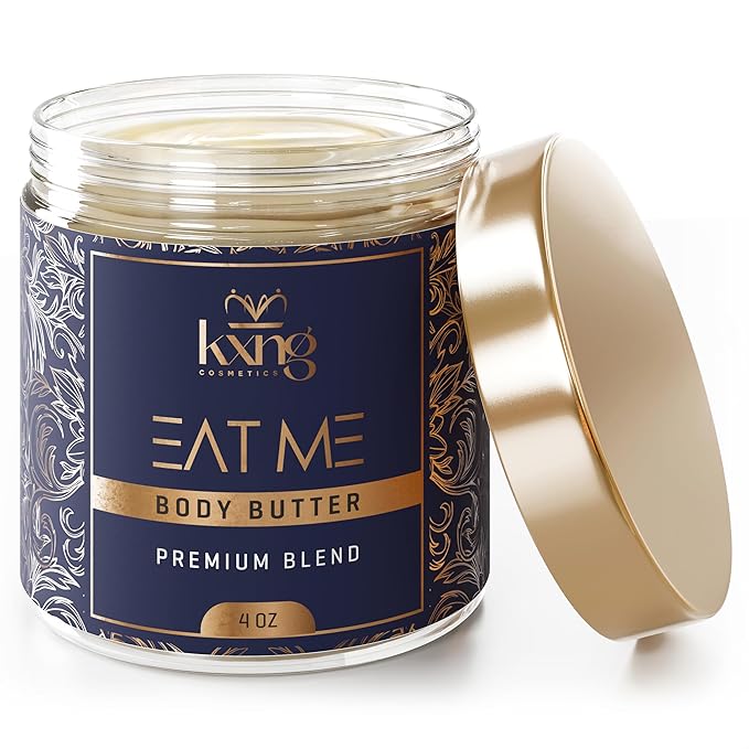 KXNG Cosmetics, Body Butter, Organic Skin Care for Men and Women, Body Moisturizer Lotions and Creams, Raw Shea Butter, Cocoa Butter, Mango, Coconut Oil, Hand, Foot, All Skin Types (Men's Care Pack)