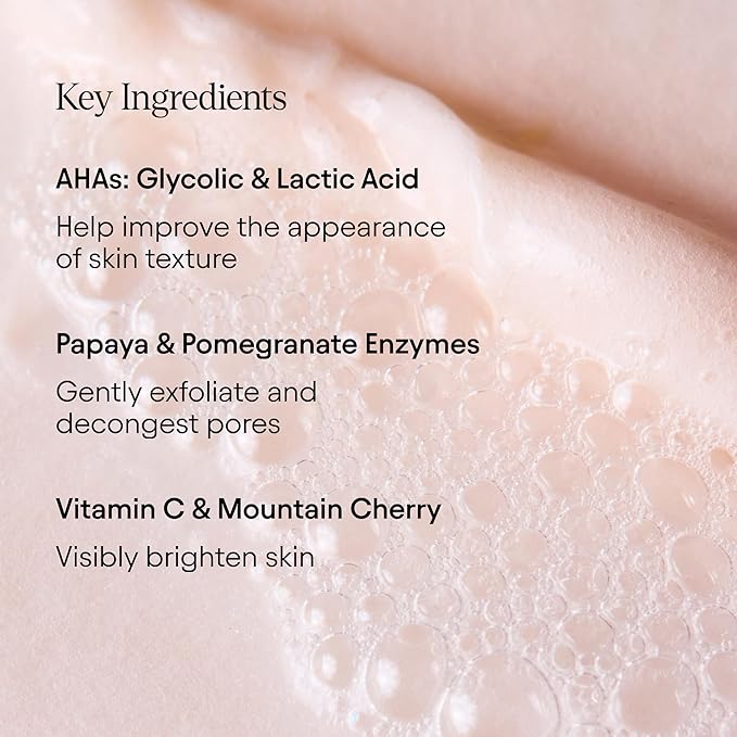 Alpyn Creamy Bubbling Cleanser with Fruit Enzymes, 4 oz / 118 ml