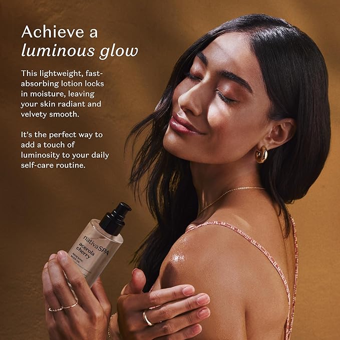 Nativa SPA by O Boticario Acerola Cherry Renewing Body Oil, Luminous Glow & Deep Hydration, 3.38 Ounce (100ml)