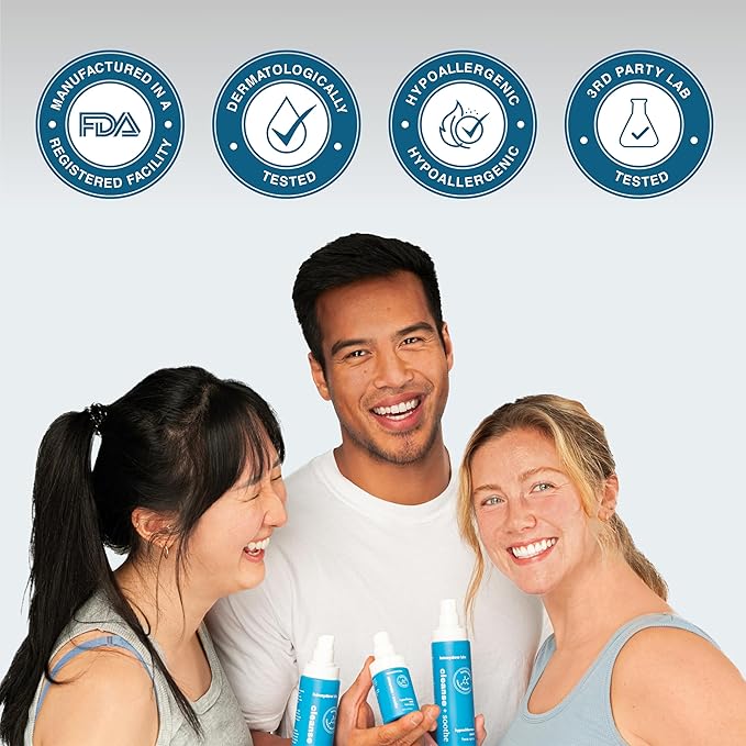 Hypochlorous Acid Spray – Dermatologist Tested HOCl Facial Cleanser for Sensitive, Acne-Prone & Irritated Skin – Soothes Redness, Eczema, Rashes & Itching – Skin Repair Spray, 6.8 oz - Honeydew Labs