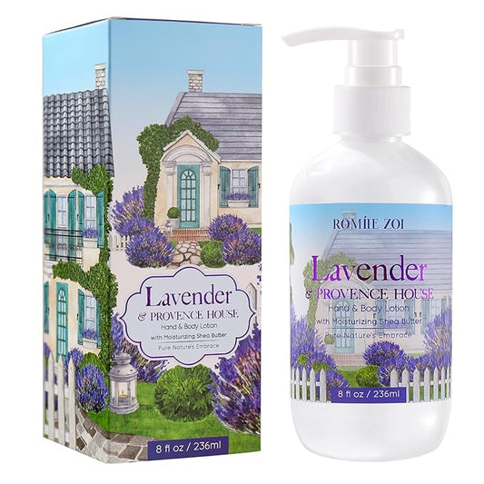ROMIIE ZOI Daily Hand & Body Lotion with Moisturizing Shea Butter - Lavender & Rosemary - 236 ML / 8 FL OZ