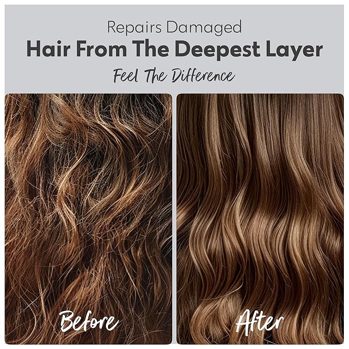 FOUR REASONS Bio-Molecule Repair Hair Mask for Damaged Hair – Hydrating & Deep Conditioning Hair Mask & Bond Repair Treatment for Dry, Frizzy, or Color Treated Hair – Vegan & Sulfate-Free, 10.1 Fl Oz