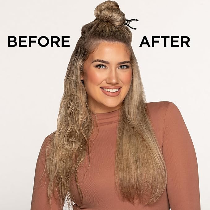 CHI Volume Styler, Blowout Brush for Amplified Volume, Heated Comb to Smoothen & Straighten Hair, 2-in-1 Hair Tool, Red