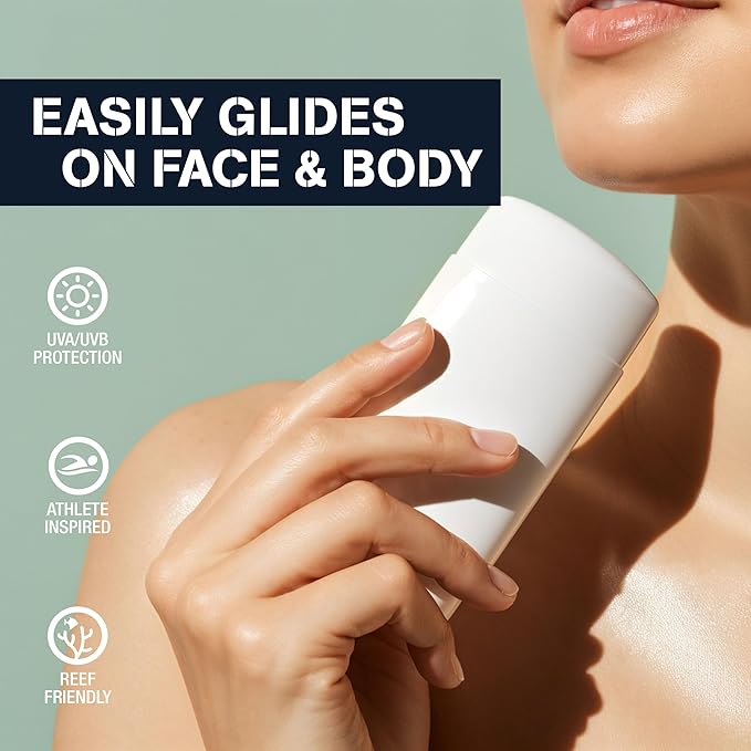 Watermans FacePro SPF 44 Mineral Zinc Oxide Stick for Face – Reef-Safe, Broad Spectrum UVA/UVB Protection, Travel-Friendly Sun Care