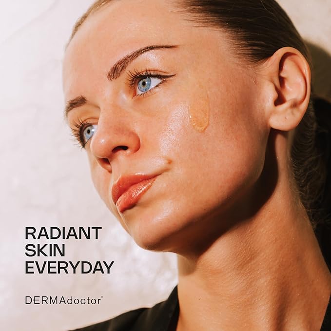 DERMAdoctor Vitamin C Face Wash – Daily 3-in-1 Vitamin C Cleanser & Makeup Remover Face Wash That Tones, Clears Pores, Lifts Oil, and Removes Sunscreen & Pollutants with Potent Kakadu Plum – 2.37 oz