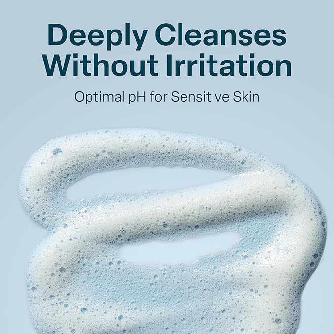 QRxLabs Glycolic Acid Face Wash Gel Cleanser - Ingrown Hair Relief & Dark Spot Correction Facial Exfoliator - Oil Control Cleanser - Unscented, 6 Fl Oz