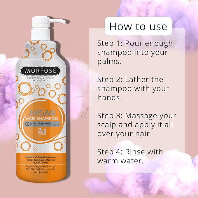 Morfose Argan Hair Shampoo (1000ml)