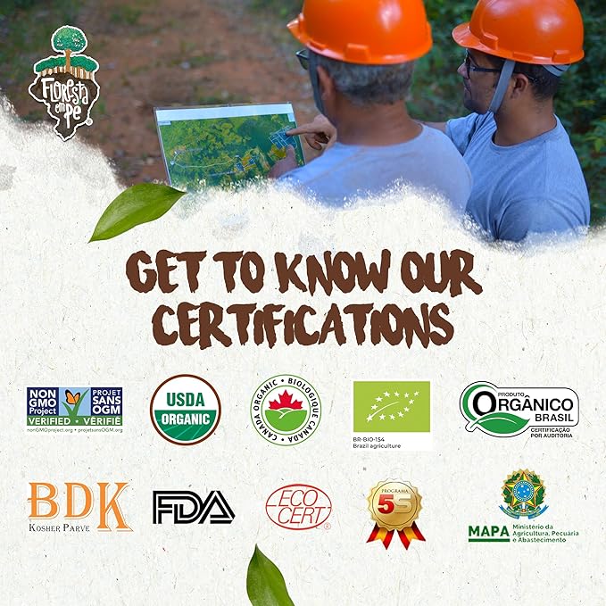 2 Snacks The True Organic Brazil Nuts Medium Size 48 oz 3lbs – Raw and Unsalted – Rich in Vegetable Protein – Fresh, Vegan and Gluten Free – Forest Up