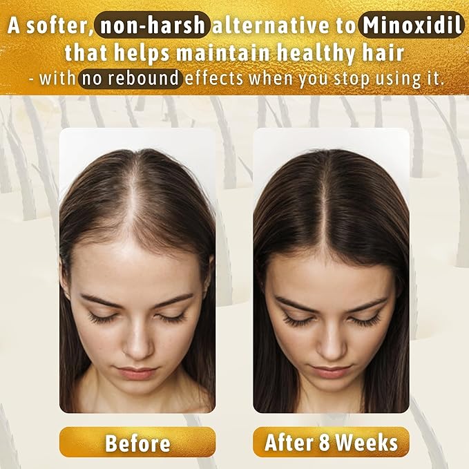 Hair Growth Serum Women & Men — USDA Organic, 10-in-1 Tricho10™ Scalp Serum for Thicker, Fuller Hair & a Healthier Scalp — Fast-Absorbing, 3X Strengthening Blend for Thin Hair & all Hair Types (30 ml)