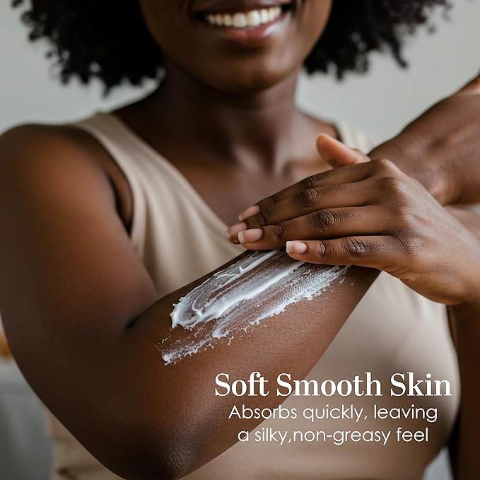 Peppermint Body Lotion | Moisturizer for Dry Skin | with Raw Shea Butter and Jojoba Oil | No Synthetic Fragrances, Non-Greasy Body Cream for Men and Women | 8 oz