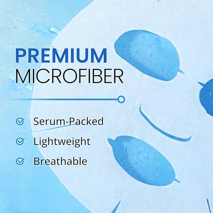 Ebanel 20 Pack Collagen Face Mask with Hyaluronic Acid, Vitamin C, Peptide, Aloe, Instant Brightening Hydrating Face Masks Skincare Korean Sheet Mask, Skin Firming, Lifting Anti Aging Facial Masks