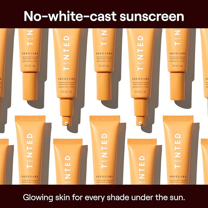 Live Tinted Hueguard® Mini 3-in-1 Mineral Sunscreen, Moisturizer, & Primer for Face and Body - Hydrate and Protect the Skin Year Round - SPF 30 to Protect Against UVA/UVB Rays, 0.5 Fl Oz