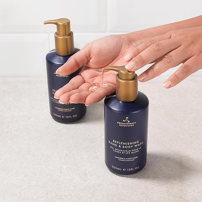 Aromatherapy Associates Balance Replenishing Hand & Body Wash, Moisturizing Liquid Hand Soap & Bath Wash for Women & Men, Hydrating Daily Skincare, 10 fl. oz.