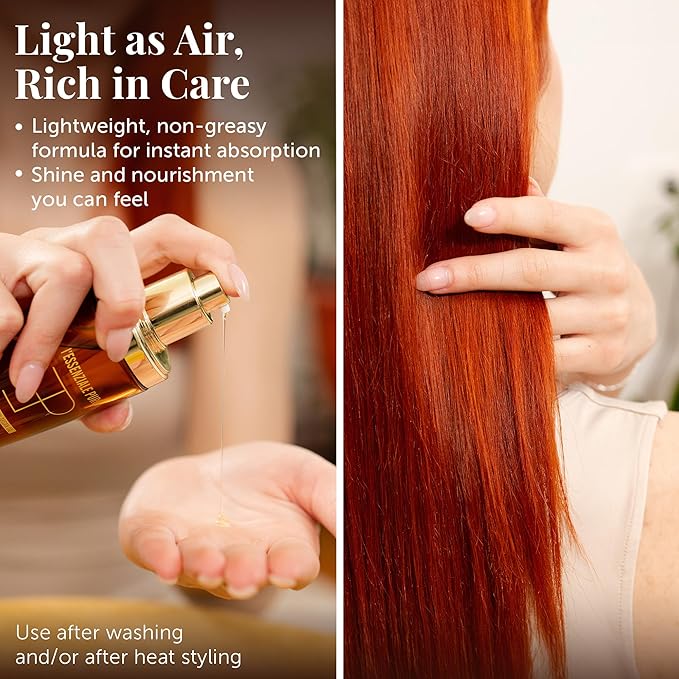 Dubai Premium Elixir - Moroccan Argan Oil for Hair & Skin - Lightweight Hair Oil for Dry Hair - Hydrating Body Serum - Boosts Shine, Smooths Frizz, Moisturizes Skin - 100 mL (3.38 Fl Oz)