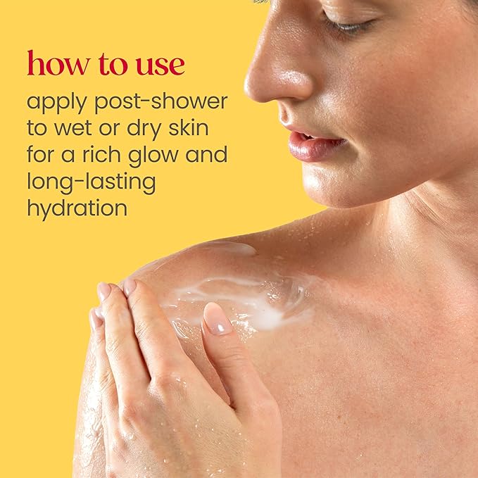 Burt's Bees Christmas Gifts, Boosted Body Moisturizing Melt With a Ceramide, Niacinamide and Peptide Complex, Intense Skin Hydration, Cream-to-Oil Body Lotion, Tropical Scented, 4 oz. Tube