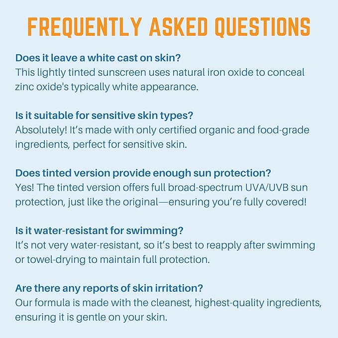 Waxhead Tinted Mineral Sunscreen for Face – Sheer Glow BB Cream Moisturizer with SPF 31, Non-Nano Zinc Oxide, Unscented, Non‑Comedogenic Mineral Facial Sunscreen, Wear under Makeup (Medium Tint 4oz)