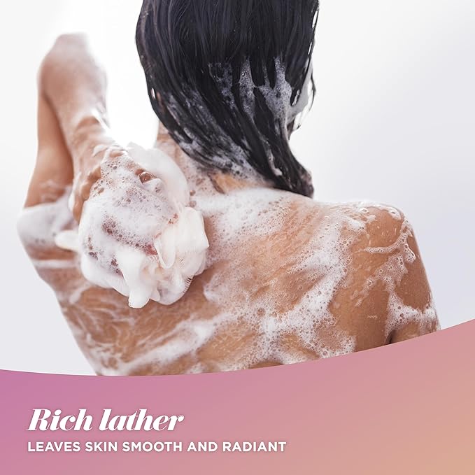 Caress Body Wash, Shea Butter & Brown Sugar, Moisturizing Body Wash for Gorgeous, Radiant Skin, Exfoliating Body Soap Liquid, 20 Fl Oz (Pack of 2)