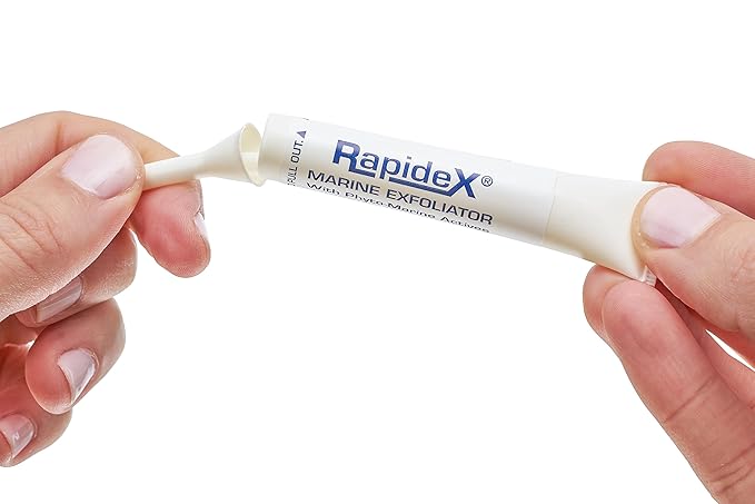 Repechage Rapidex Marine Exfoliator - Natural Facial Exfoliating Scrub with Glycolic & Alpha Hydroxy Acids - Deep Pore Cleansing Gentle Face Exfoliator for Anti-Aging