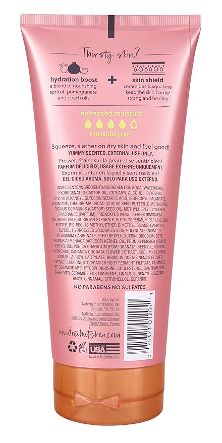 Tree Hut Pink Hibiscus Moisturizing Body Lotion, Ceramide and Squalene Formula Helps Protect Skin, Long-lasting Hydration Leaves Skin Feeling Soft & Moisturized, 8.5 fl oz. (Pack of 2)