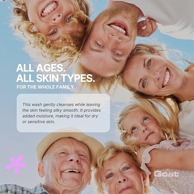 Goat Milk Soap Moisturizing Body Wash Value Duo Pack 16.9 oz - Body Wash to Revive your Skin - Argan Oil