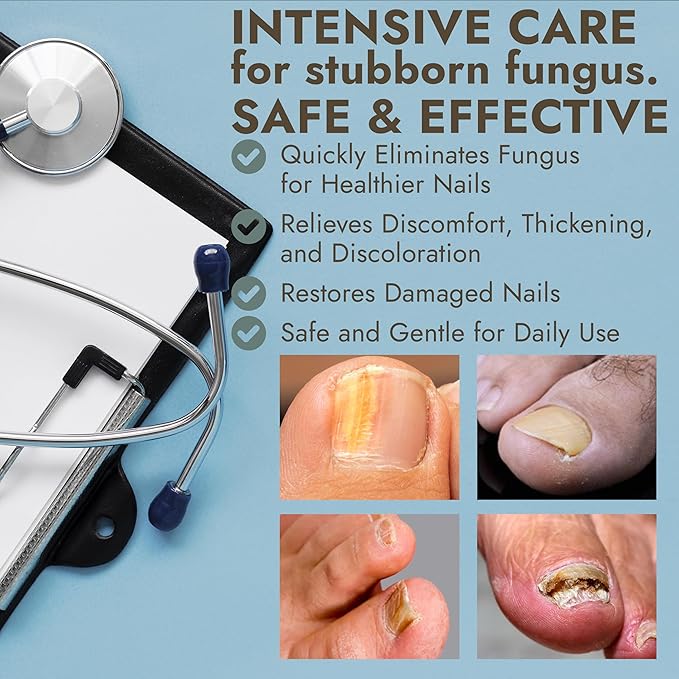 Toenail Fungus Pen - Tea Tree Oil for Toenail Fungus - Antifungal Nail Treatment with Tea Tree Oil - Fast-Acting, No-Touch Applicator - Restores Thickness & Discoloration - 20ML Volume